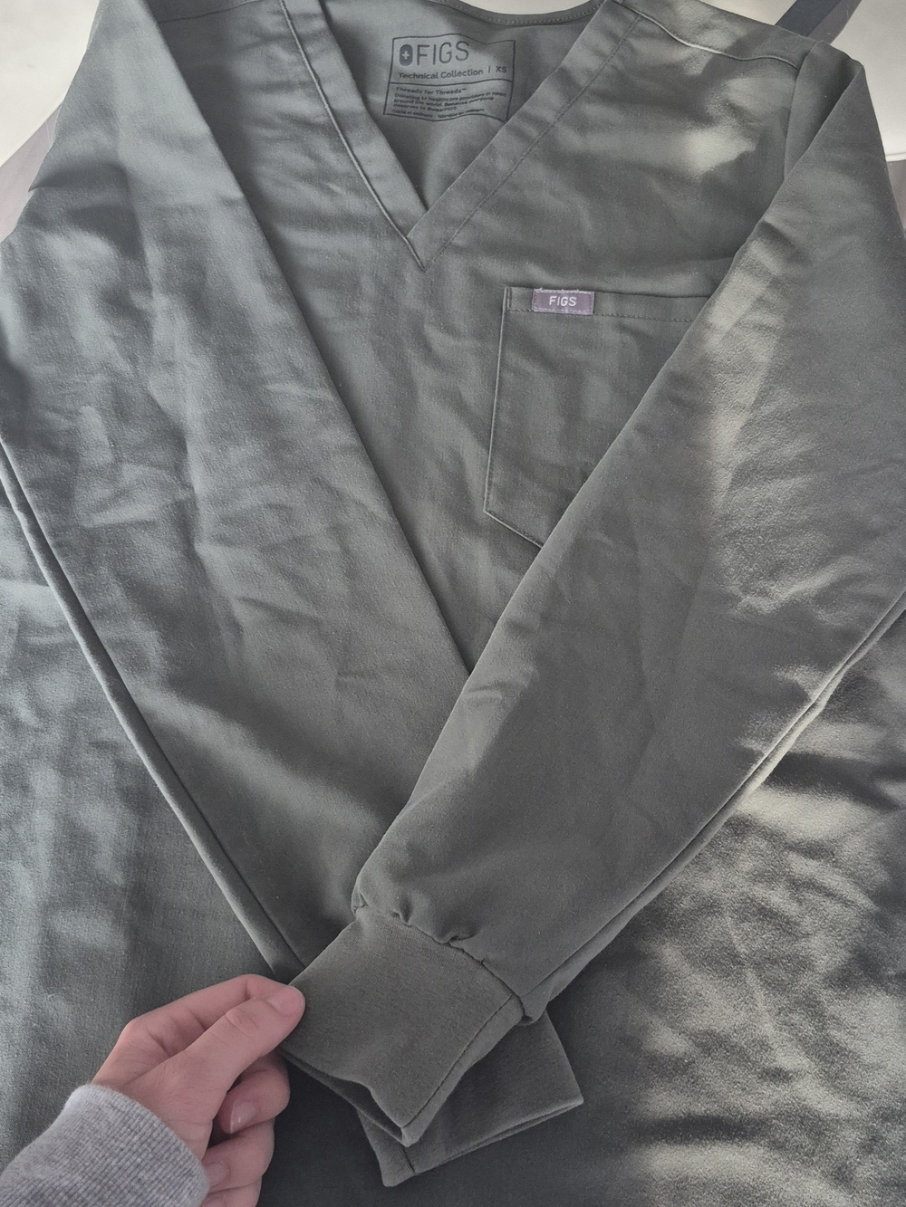 FIGS Dark Green Scrub Set